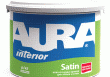 Влагостойкая краска для обоев и стен AURA SATIN (прозрачная основа) (9 л)