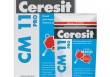 Церезит СМ-11 PRO Клей для плитки и керамогранита 25 кг. серый (класс С1)